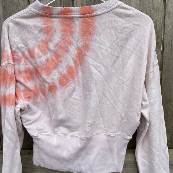n:Philanthropy Reeves Sweatshirt Sunset Tie Dye Crewneck Pullover Beige Medium - Picture 5 of 13